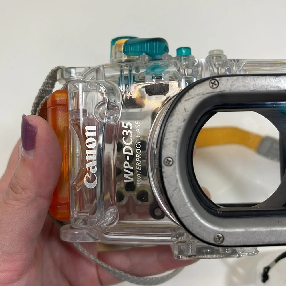 Used Canon WP-DC35 Waterproof Case for some Canon Cameras